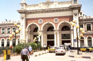 Alexandria Station entrance.