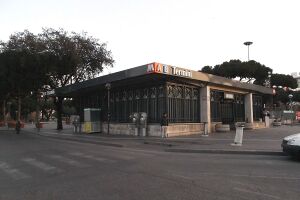Termini metro entrance.