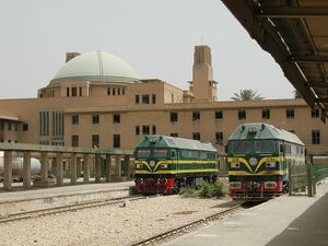 Baghdad Central Railway Station platform.