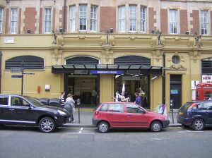 Queensway Station entrance.