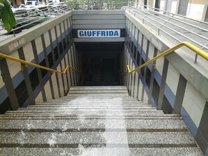 Giuffrida station entrance.