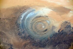 Eye of the Sahara.
