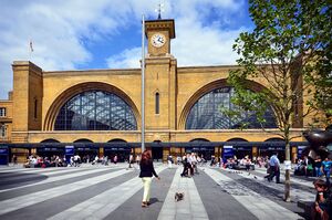 London King's Cross entrance.