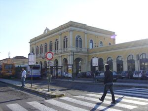 Catania Centrale station entrance.