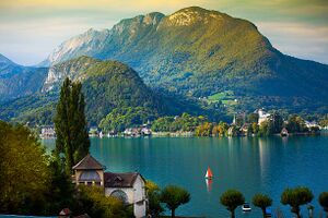 Lake Annecy.