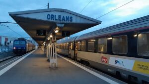 Orleans station platform.
